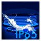 led-neon blauw 5 m 12V met 2,5 cm snijpunten IP65