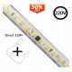 Ledstrip 220V 10W/m IP65 10cm knip CRI90 120 leds/m