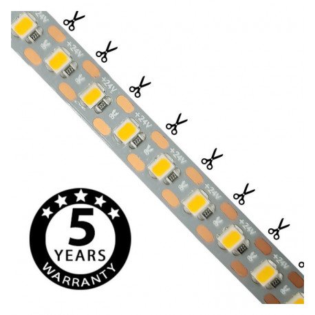 Tira LED 24V 11W/m SMD2835 130 LED/m CRI93 IP20