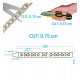 Ledstrip 24V 11W/m SMD2835 130 led/m CRI93 IP20