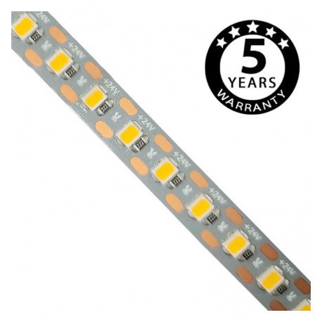 Ledstrip 24V 11W/m SMD2835 130 led/m CRI93 IP20