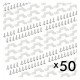 Beugels voor ledstrip IP65 220V, pack 50, bevestiging