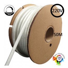 Ledstrip 220V 8W/m IP65 voor binnen en buiten, 50m