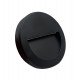 LED balisa Slim 3W rond zwart IP65 voor buiten