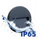 LED balisa Slim 3W rond zwart IP65 voor buiten