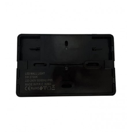 LED baliza Slim rechthoekig 3W IP65 voor binnen en buiten