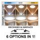 Downlight LED 6W verstelbare CCT rond MOSS wit