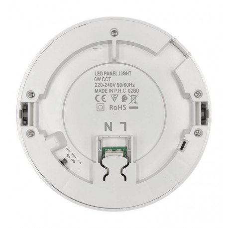Downlight LED 6W verstelbare CCT rond MOSS wit