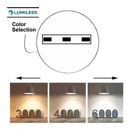 Downlight LED 6W ajustable CCT circular MOSS blanco