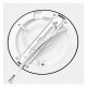 LED downlight/plafondlamp 18W MOSS zwart verstelbaar met selecteerbare CCT