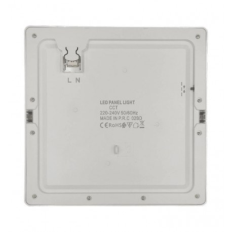 Downlight LED 24W ajustable cuadrado MOSS negro CCT