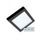 Vierkante led-downlight 24W verstelbaar MOSS zwart CCT
