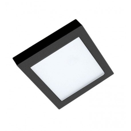 Vierkante led-downlight 24W verstelbaar MOSS zwart CCT