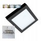 Vierkante led-downlight 24W verstelbaar MOSS zwart CCT
