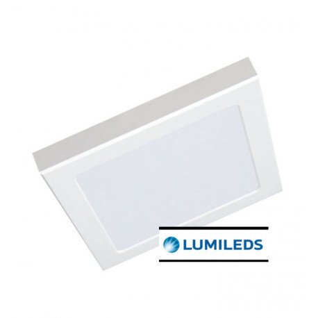 Vierkante downlight/plafondlamp LED MOSS wit 18W verstelbaar CCT