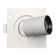 Inbouw led downlight 6W vierkant periscoop kantelbaar en richtbaar met CCT