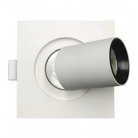 Downlight LED 6W empotrable periscópico direccionable cuadrado