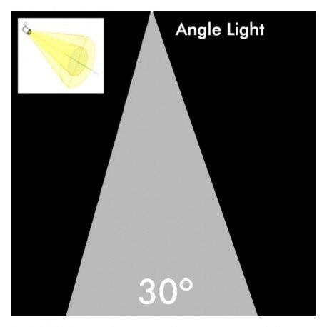Downlight LED 6W empotrable periscópico direccionable cuadrado