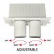 Downlight led 12W inbouw periscoop-dimbaar? CCT selecteerbaar draaibaar