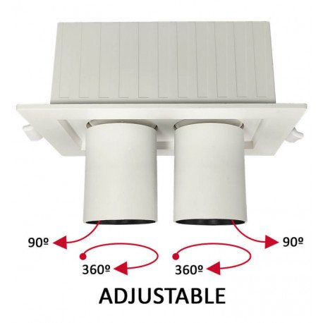 Downlight led 12W inbouw periscoop-dimbaar? CCT selecteerbaar draaibaar