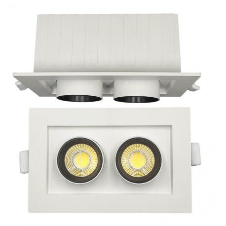 Downlight led 12W inbouw periscoop-dimbaar? CCT selecteerbaar draaibaar