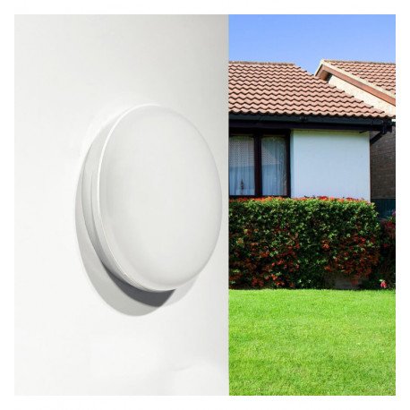 Plafondlamp led 12W IP65 voor binnen en buiten (plafond en wand)