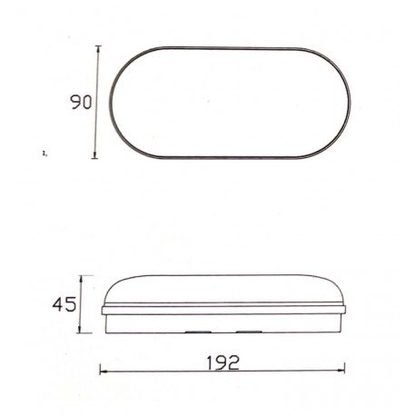 LED Wall & Ceiling Light 12W IP65 PURELIGHT