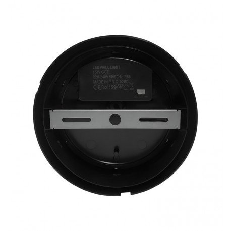 Wandlamp led IP65 CCT selecteerbaar Estocolmo 15W zwart