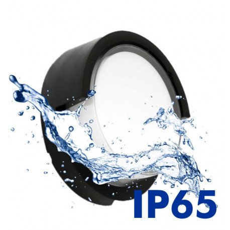 Wandlamp led IP65 CCT selecteerbaar Estocolmo 15W zwart