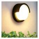 Wandlamp led IP65 CCT selecteerbaar Estocolmo 15W zwart