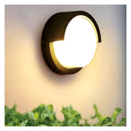 Wandlamp led IP65 CCT selecteerbaar Estocolmo 15W zwart