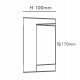 Wandlamp led IP65 CCT selecteerbaar Estocolmo 15W zwart