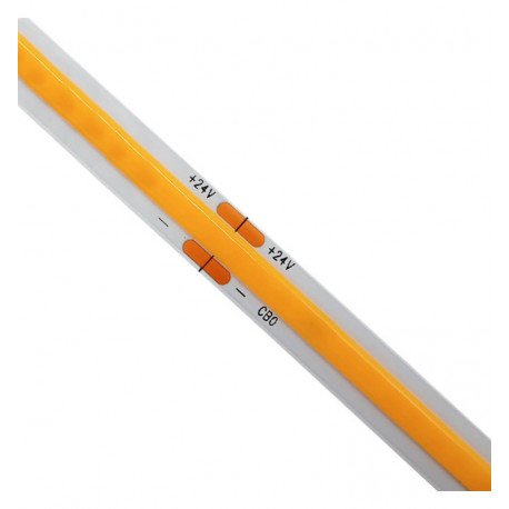 ledstrip COB 24V 12W/m voor interieur, 5m, CRI90, 1200 lm/m