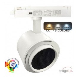 Ledschijnwerper 40W monofasig Roma CCT instelbaar optiek 24°-60° UGR13