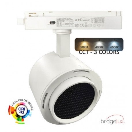 Ledschijnwerper 40W monofasig Roma CCT instelbaar optiek 24°-60° UGR13