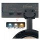 Led-schijnwerper trifase ROMA zwart 30-40W optiek 24°-60° UGR13 CCT