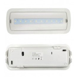 LED noodverlichting 4W met plafondkit en auto-test | IP20 | 6500K