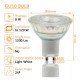 Ledlamp GU10 8W dicroïsch hoge lichtopbrengst 24° glas