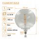 Ledlamp filament globo 7W E27 amber decoratief