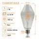 Ledfilament lamp 7W E27 amber decoratieve diamant