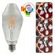 Ledfilament lamp 7W E27 amber decoratieve diamant