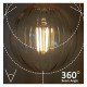 LED filament bol-lamp 6W E27 amber decoratieve sfeer