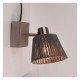 Wandlamp LED E14 voor binnen met houten voet