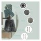 Wandlamp LED E14 voor binnen met houten voet