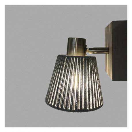 LED Wall Light E14 with Wooden Base