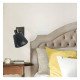 Wandlamp LED E14 voor binnen met houten voet