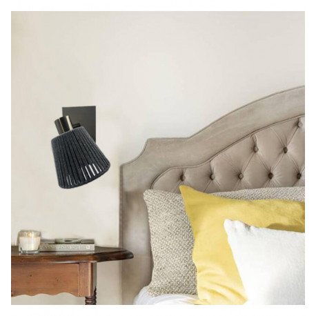 LED Wall Light E14 with Wooden Base