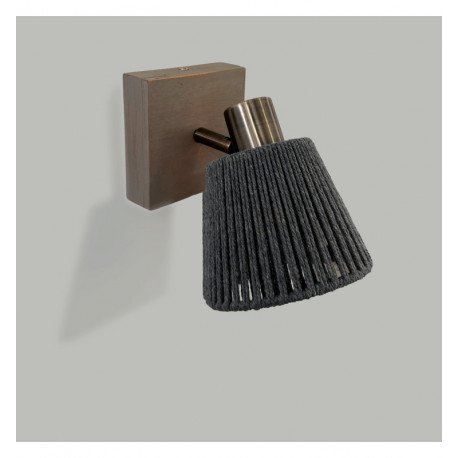 LED Wall Light E14 with Wooden Base