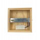 LED Wall Light SKI E14 with Wicker Shade
