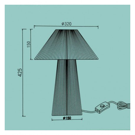 LED tafellamp E27 ORSA voor interieurdecoratie
